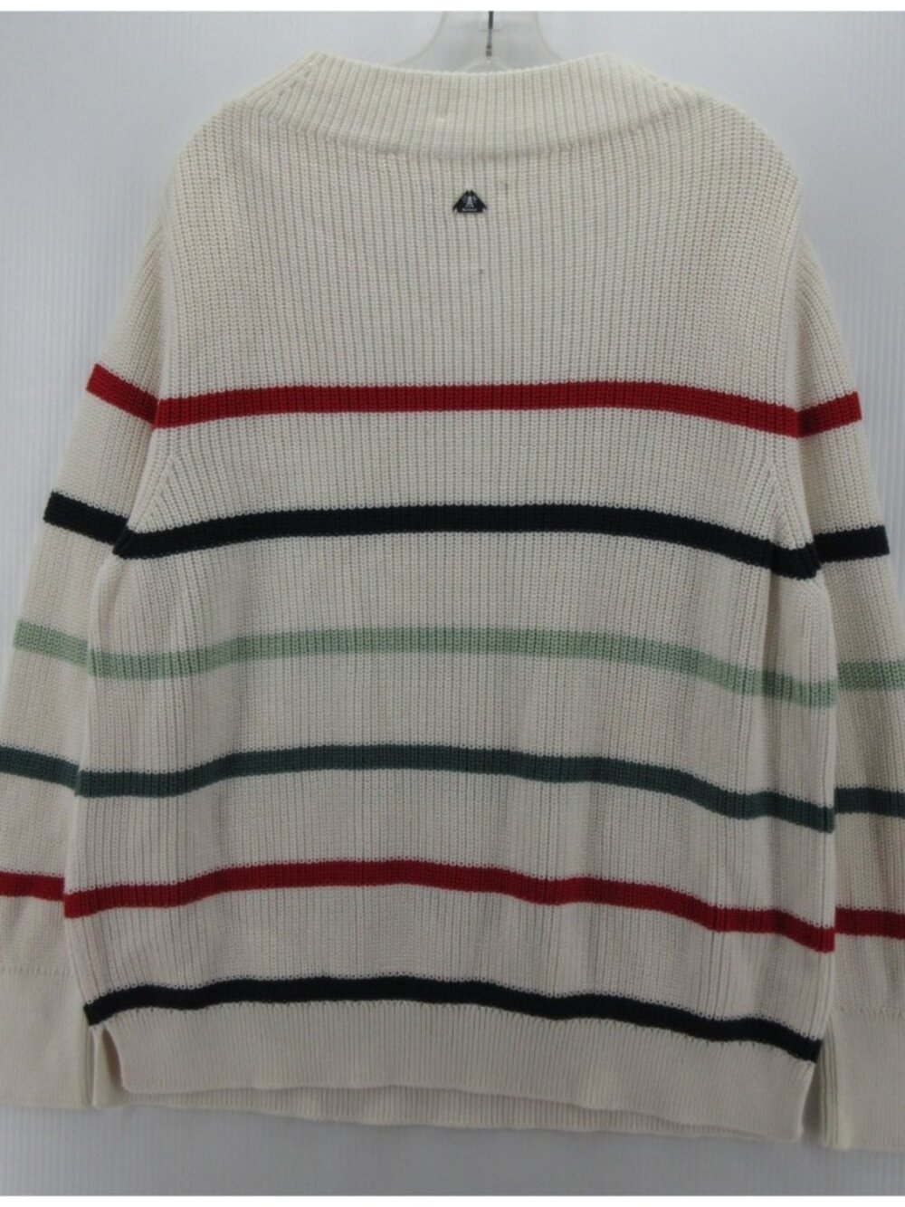 Barbour Sweater XL Shoreward Knit Nautical Breton Striped Chunky * - Picture 9 of 16